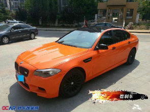 動感前衛 寶馬535Li改裝M5套件、貼膜換色與冷藏車風格融合的獨特魅力